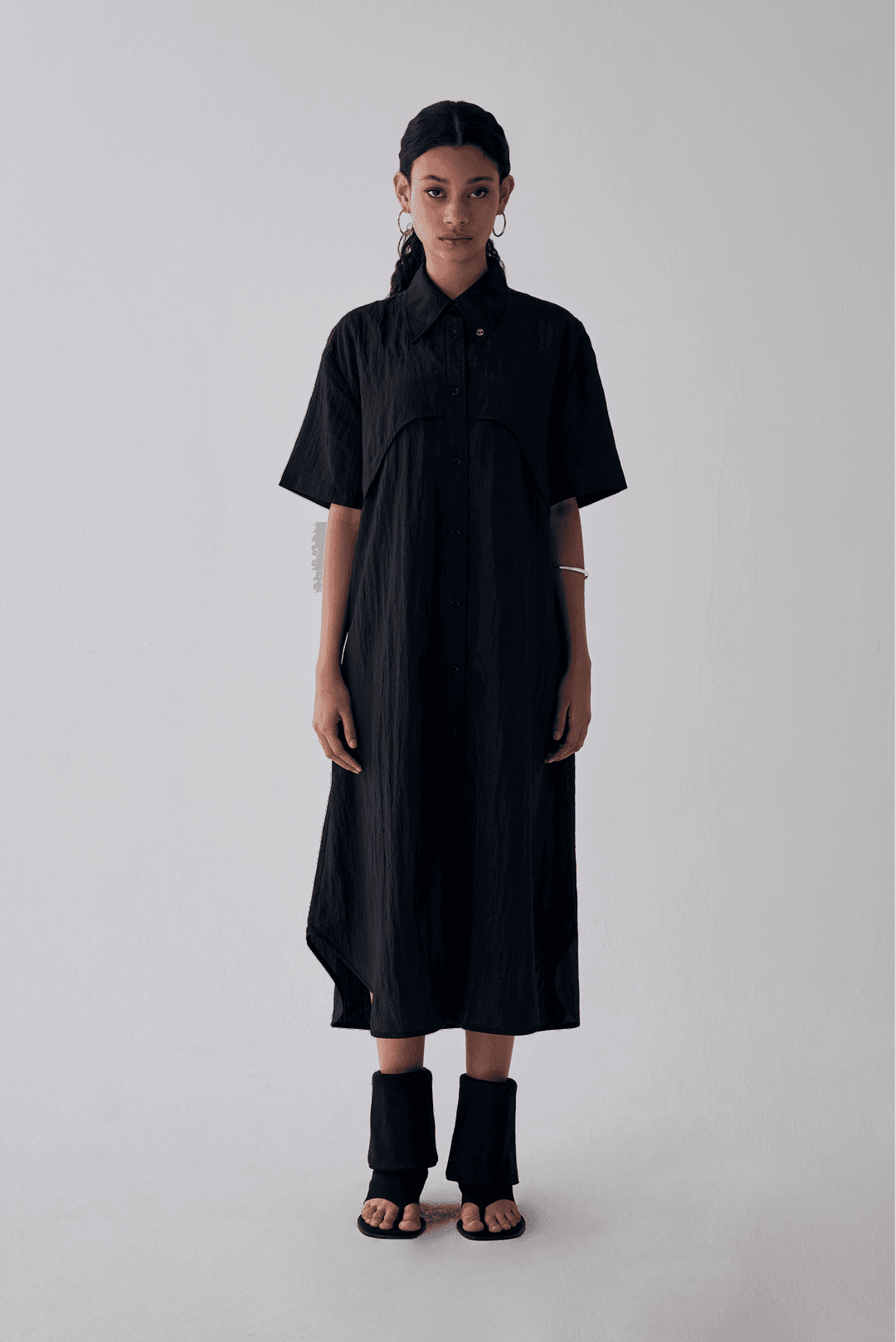 Bolero Layered Shirts One-piece(Renewal Ver.) [ Black ]