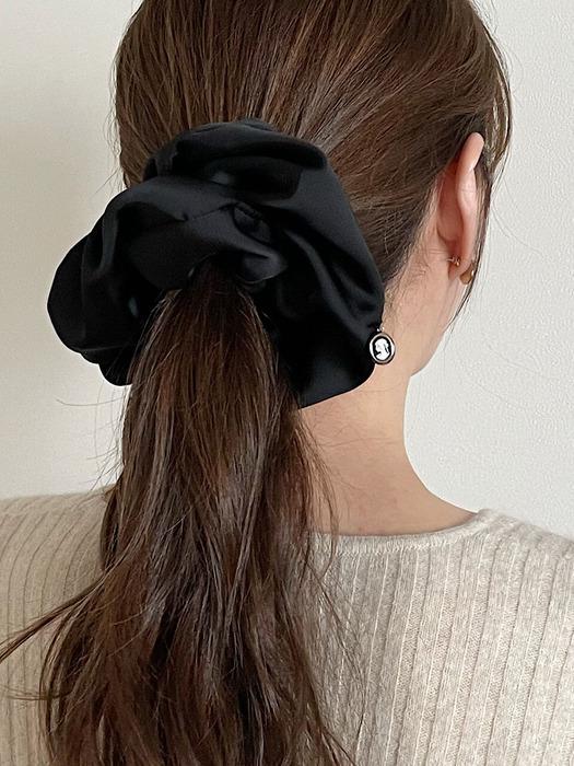 oar Cameo Satin drop Wide Scrunchie {5컬러 택1]