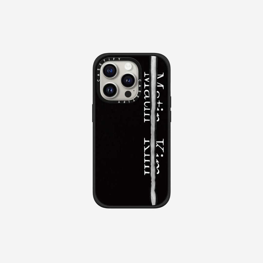iPhoneアクセサリー casetify Matin Kim Black Logo Case iPhoneアクセサリー casetify Matin Kim Black Logo Case Matin