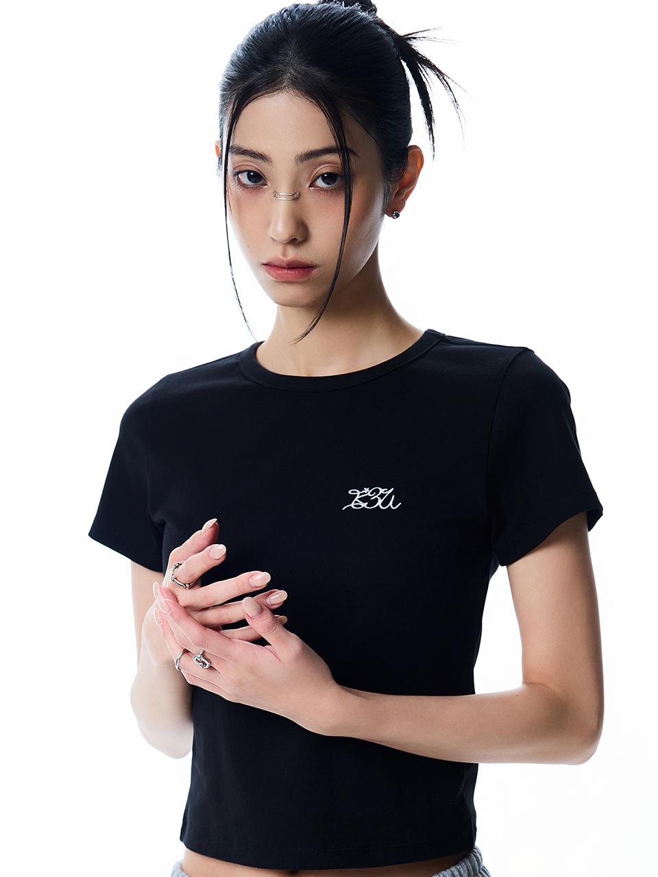 [2nd REORDER] BASIC ILOVEU FIT TEE(BLACK)