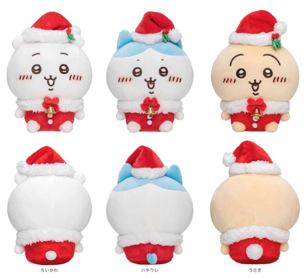 [무료배송] 치이카와 산타 인형 / 하치와레 우사기 모몽가 먼작귀 정품 공식 굿즈 농담곰