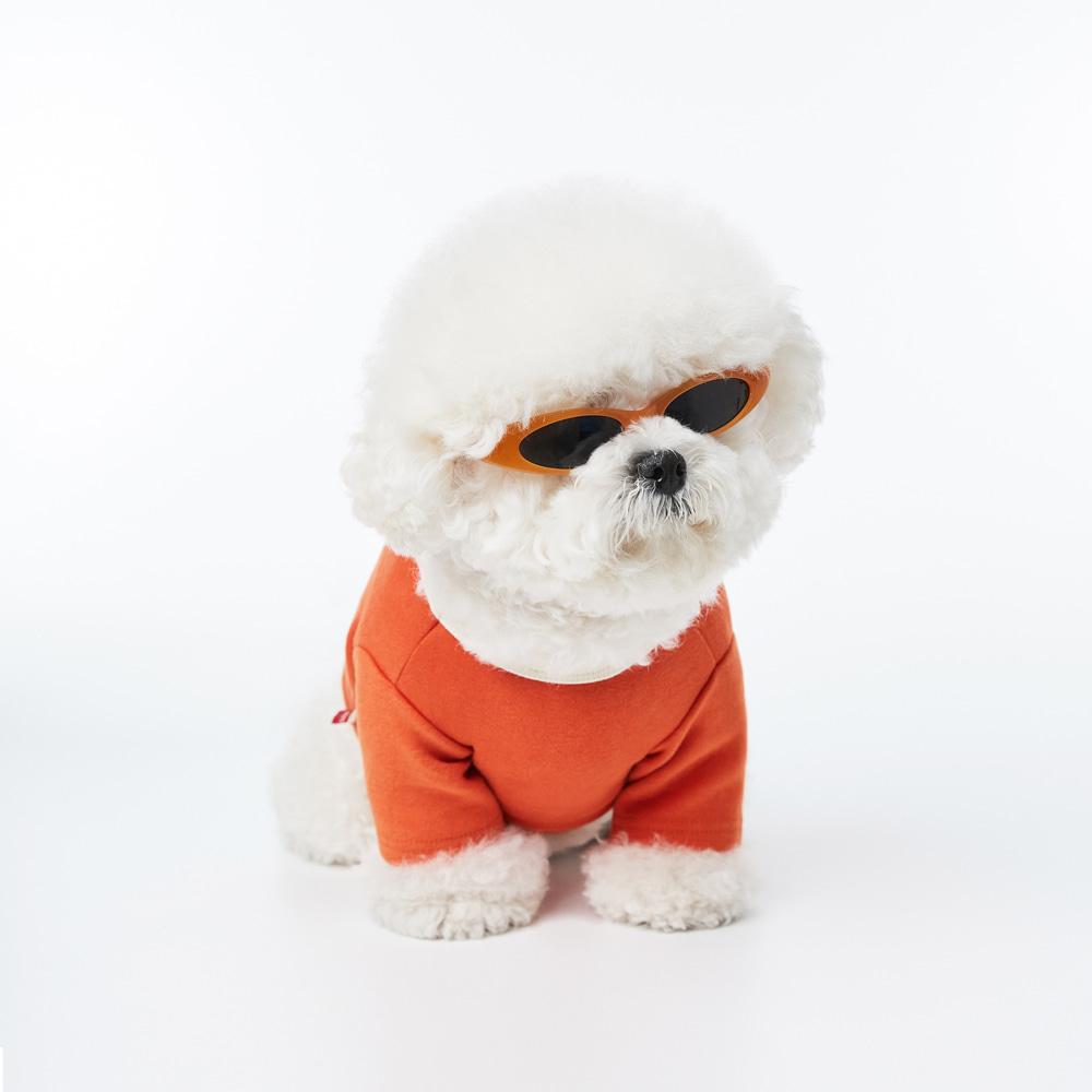 KINI SMILE VOLUME LOGO SHORT SLEEVE-ORANGE(반팔티)