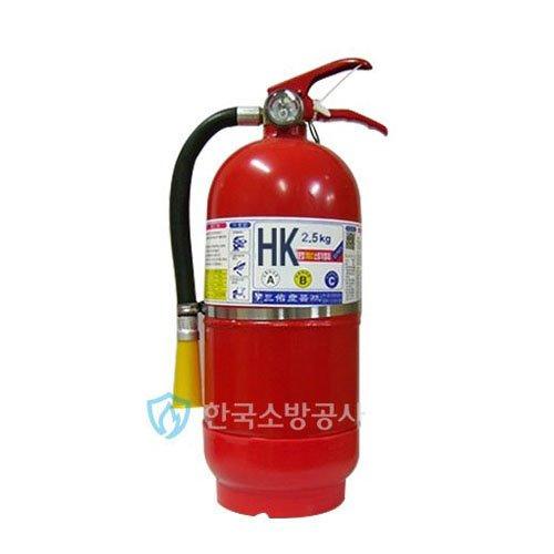 2.5Kg 분말소화기 한국산 축압식 분말 소화기 높이38cm 폭14cm 가정용 사무실용