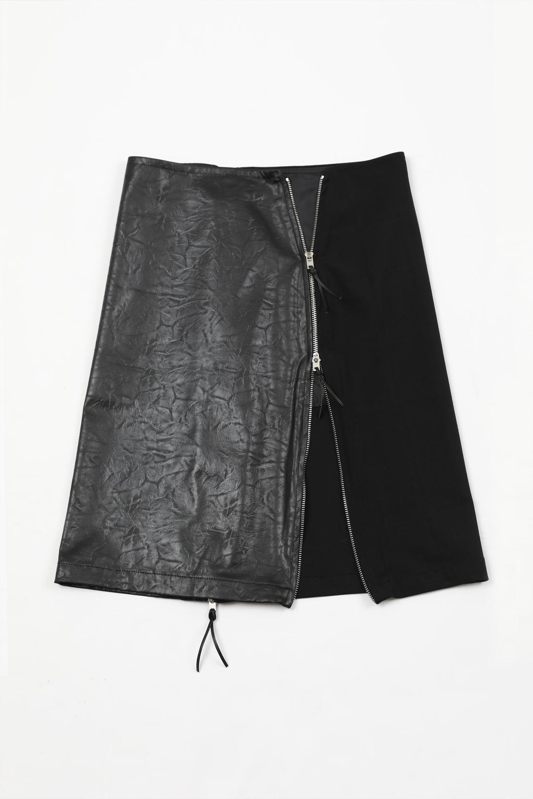 Zipper Skirt (Black)