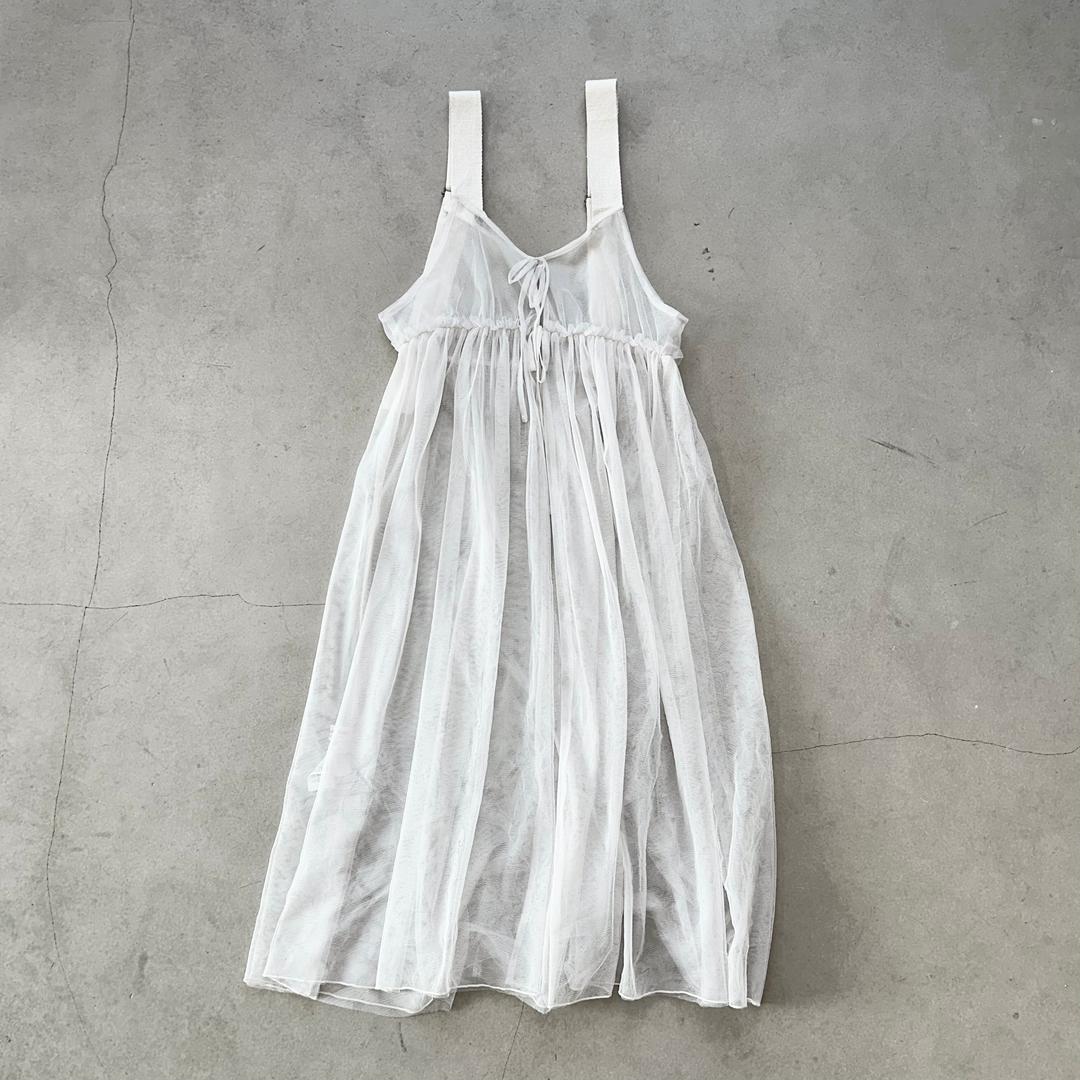 White tulle one piece