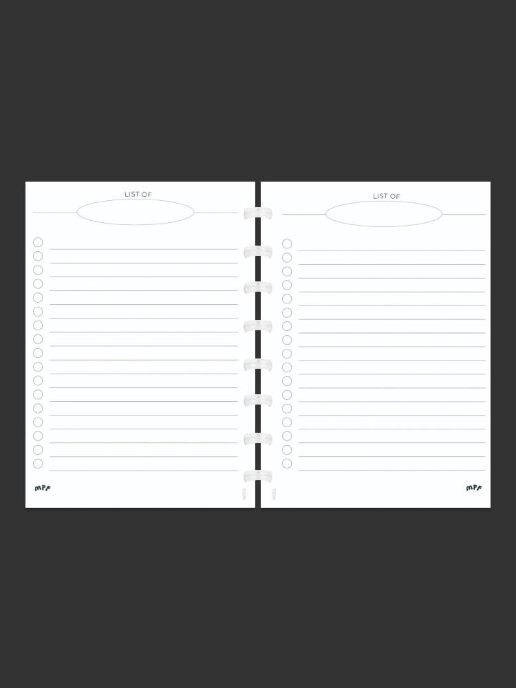 PAPER | W002_ALL YOUR LISTS