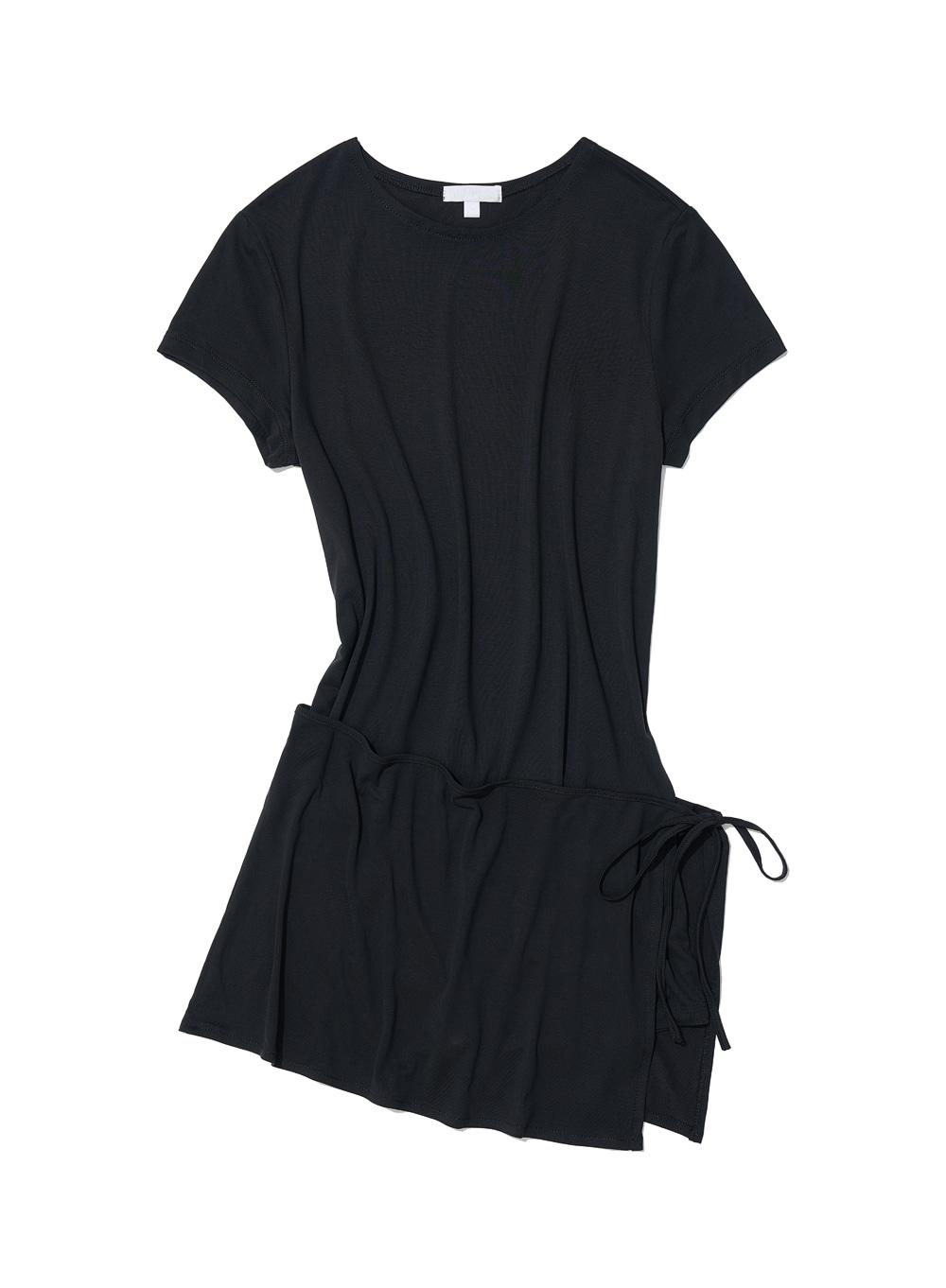 [WOMEN] PWC MULTIWAY WRAP SKIRT LAYERED TOP_BLACK