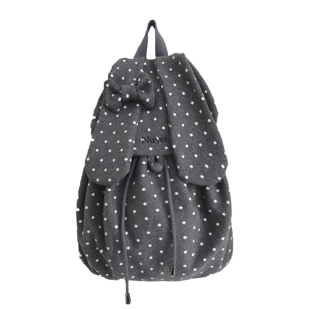 Pudgy bunny backpack _ dark grey