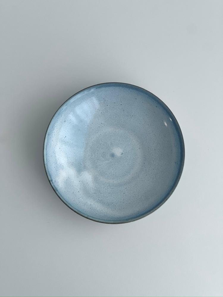 [Blue Marble plate] 원형플레이트 도자기그릇 앞접시 찬기 디저트그릇