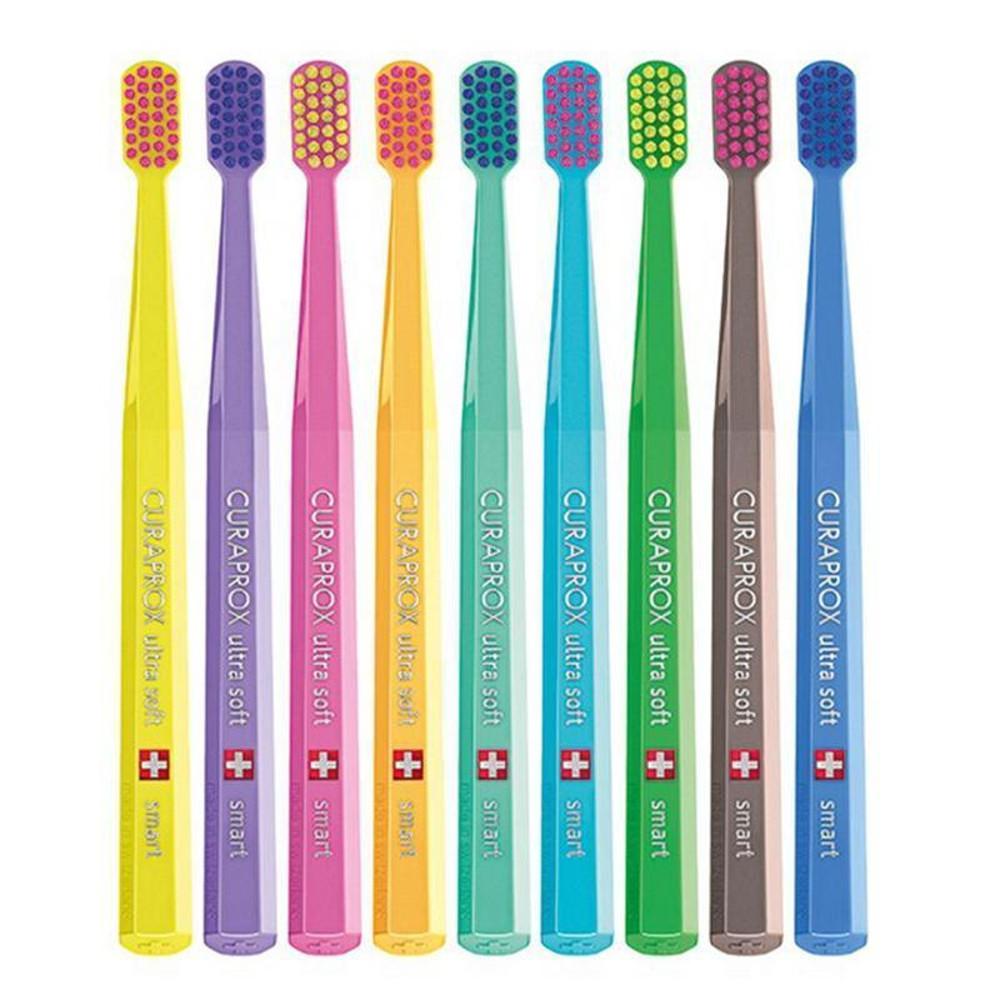 큐라덴 큐라프록스 CS7600 미세모 칫솔 3개세트(트리오팩, 색상랜덤, 스위스)