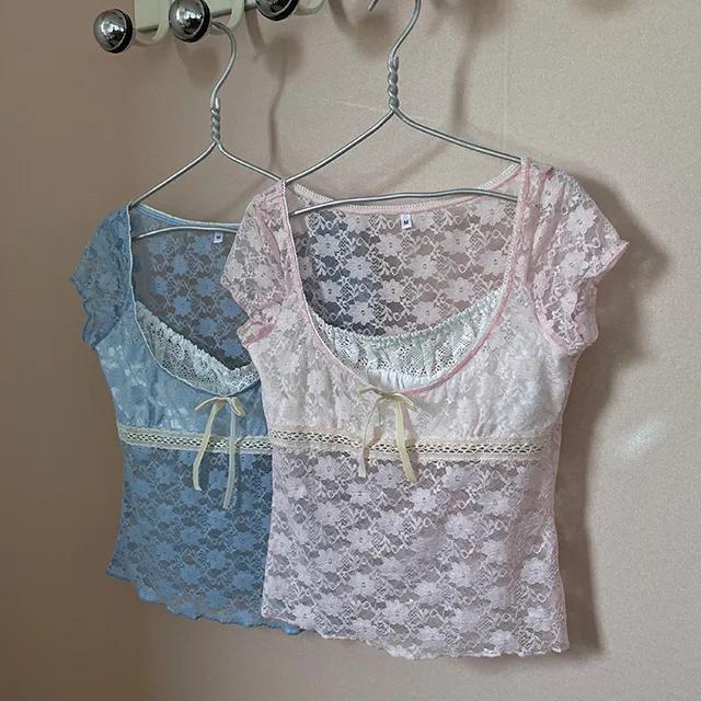 Lace slip top