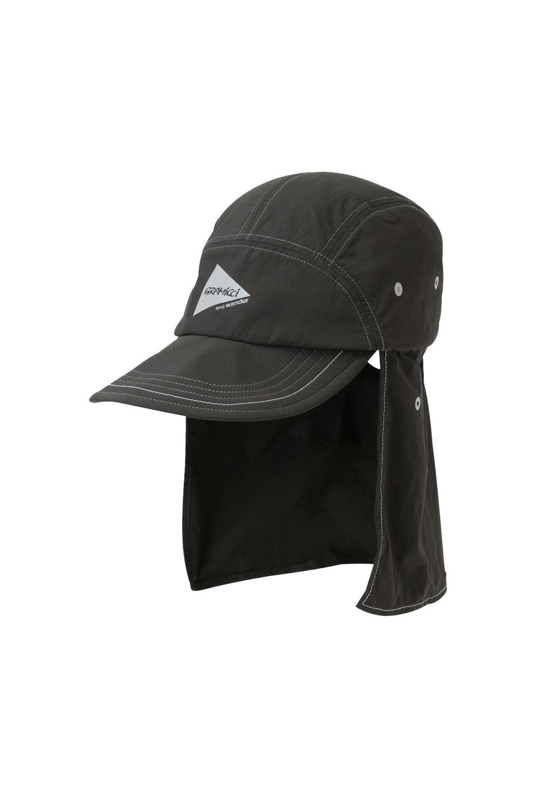 GRAMICCI × and wander brushed nylon sunshade cap