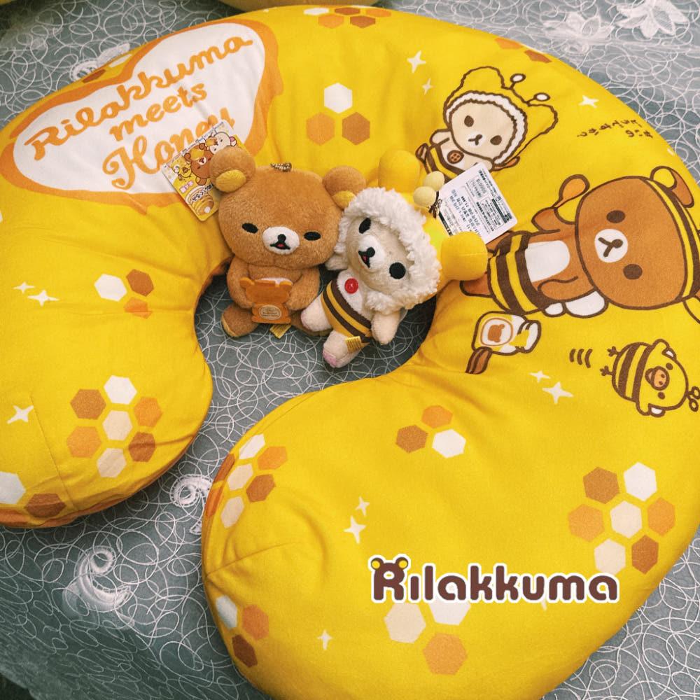 [San-x] 2013's 리락쿠마 꿀벌대소동 목베개