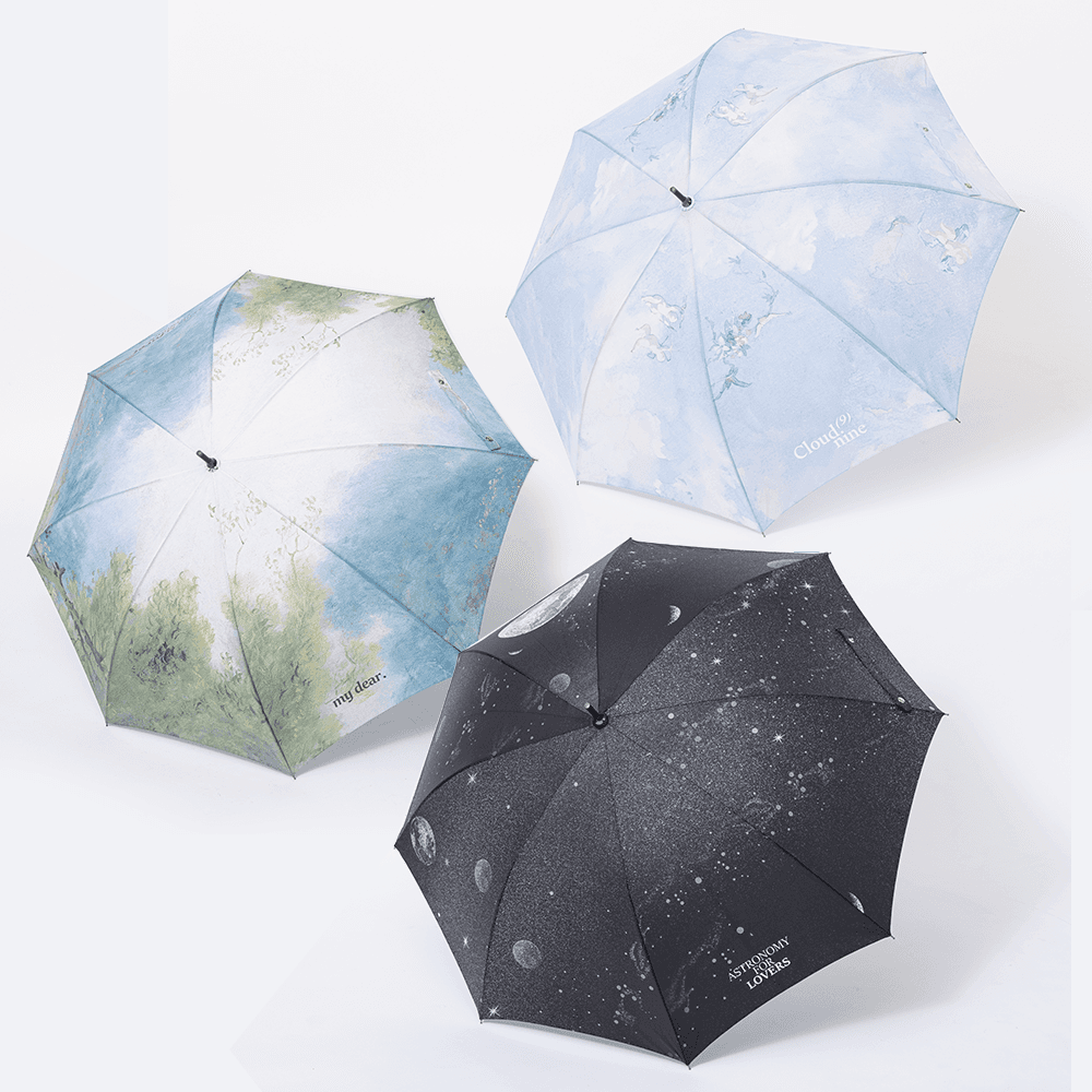 "장마 준비" 디자인 장우산 (3종 중 택1)