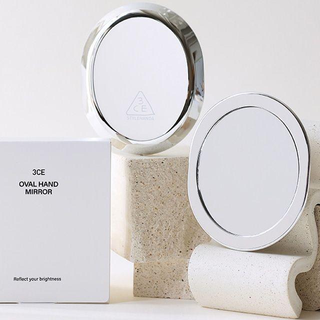 3CE OVAL HAND MIRROR 오벌 핸드 미러