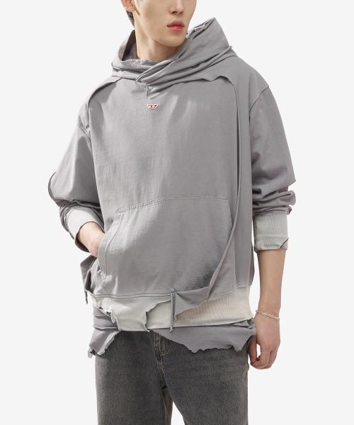 S 스트라후프 후드 - 그레이 / A129090CHAH9BX