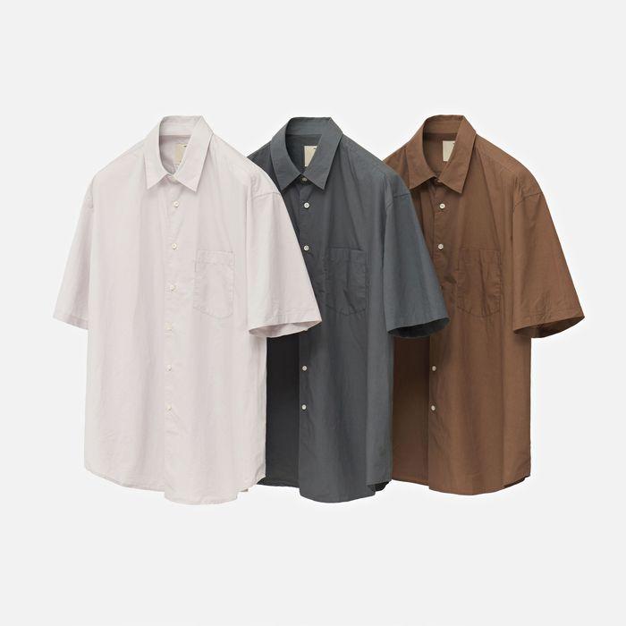Short Sleeve Comfort Shirt_Cotton/Linen - 3 Color