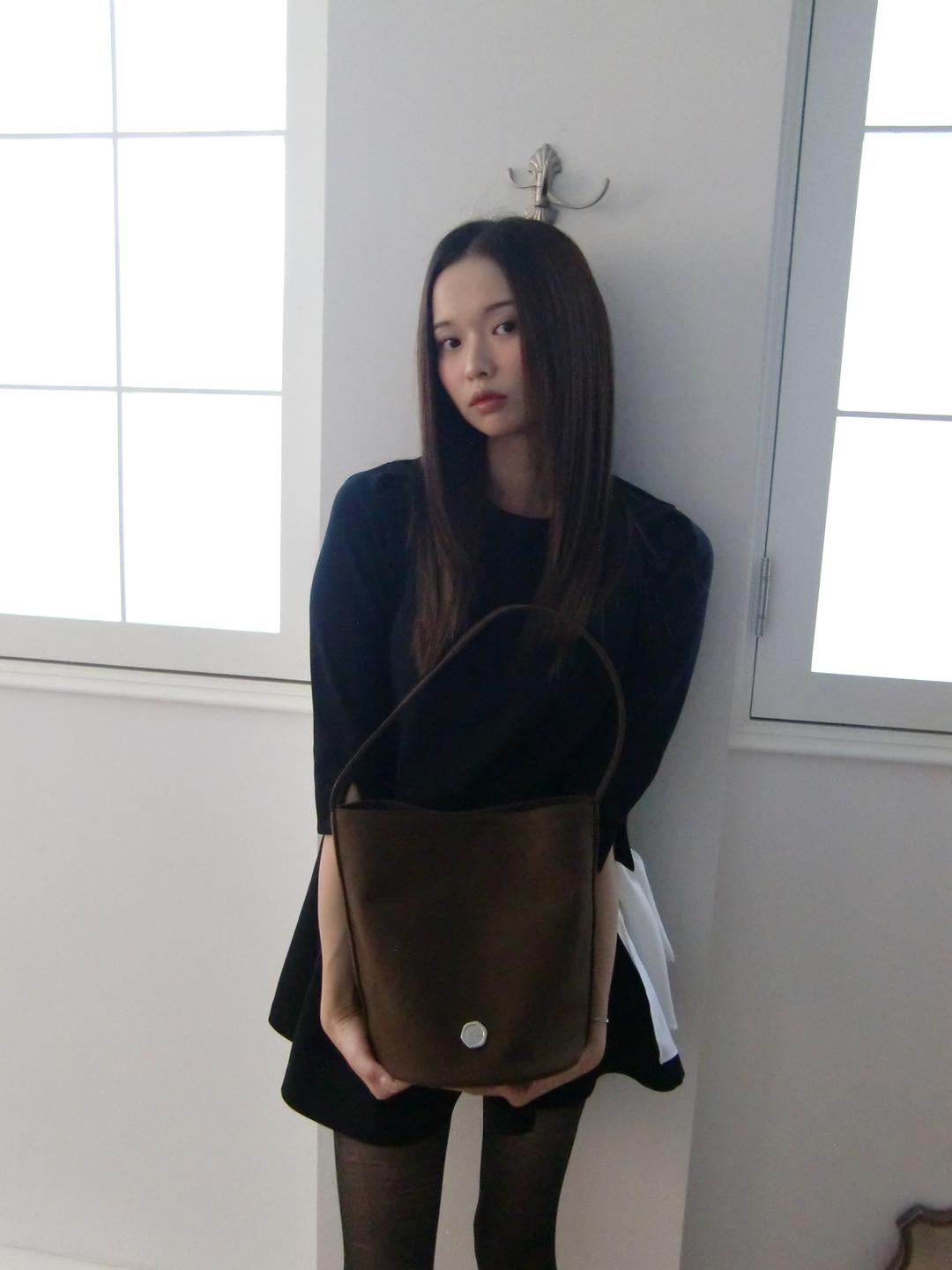 shopper suede bag_brown