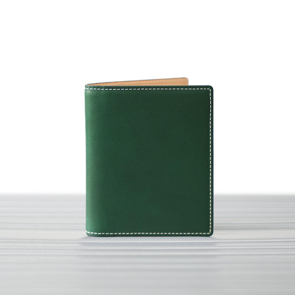 Italian Vegetable Folding Wallet Leaf Green
