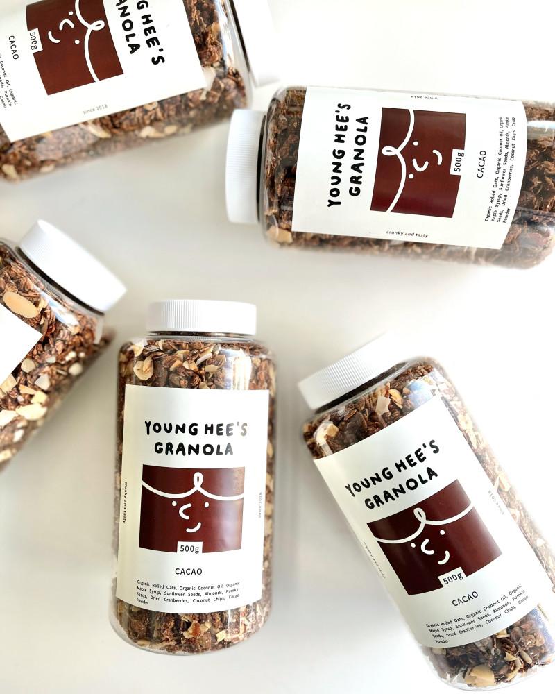 영히의그래놀라 초코그래놀라 (500g) 수제그래놀라