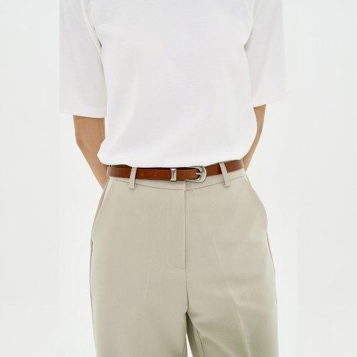 아캄 25mm Braided Western Buckle Belt (Black) - 위시버킷