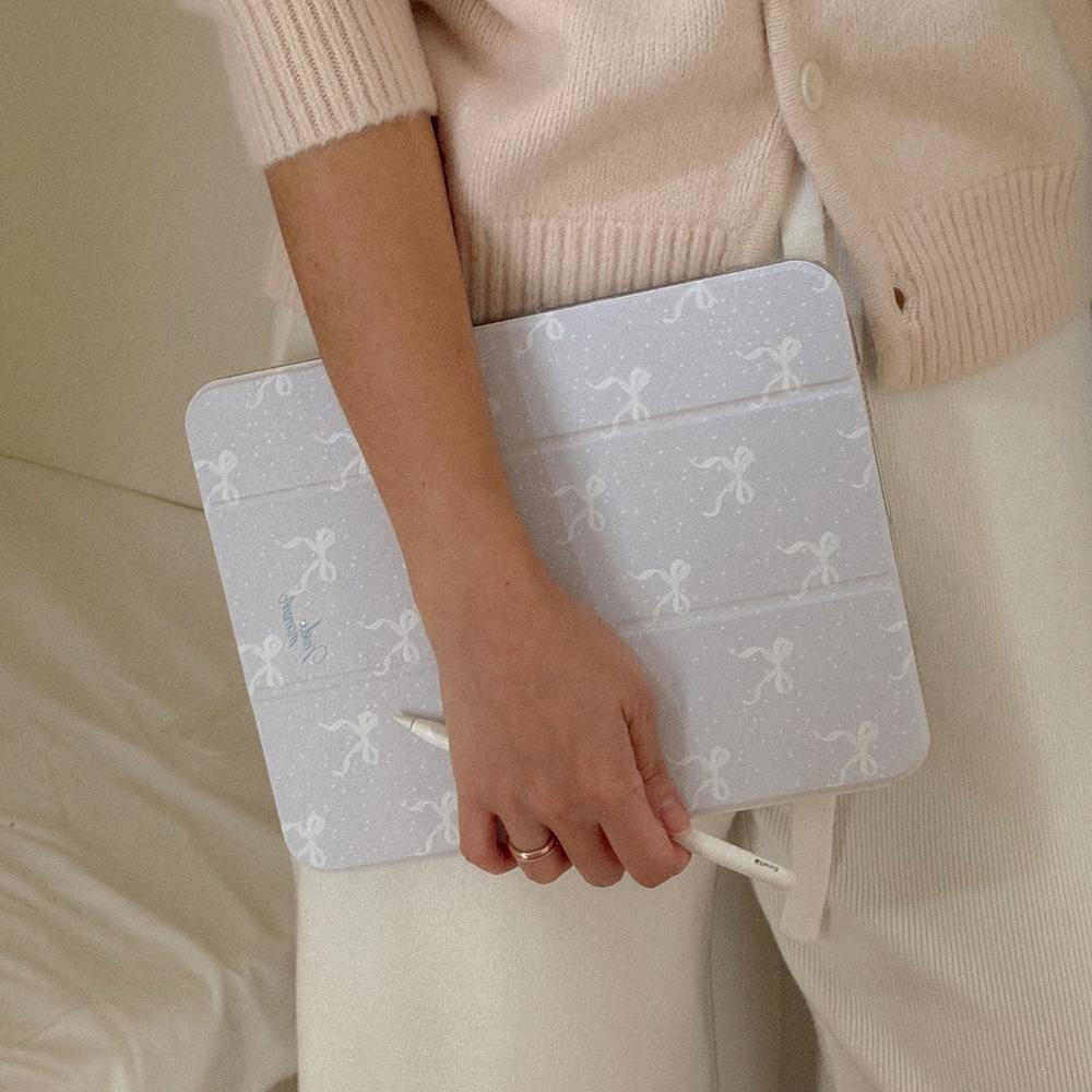 메이드모먼 sugar ribbon 아이패드 프로 에어 13 11 투명 분리 커버 케이스