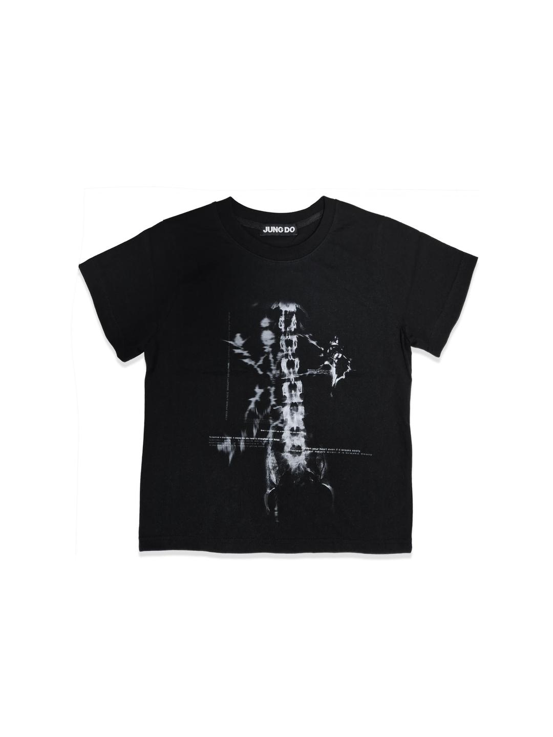 Conch with bone . Black