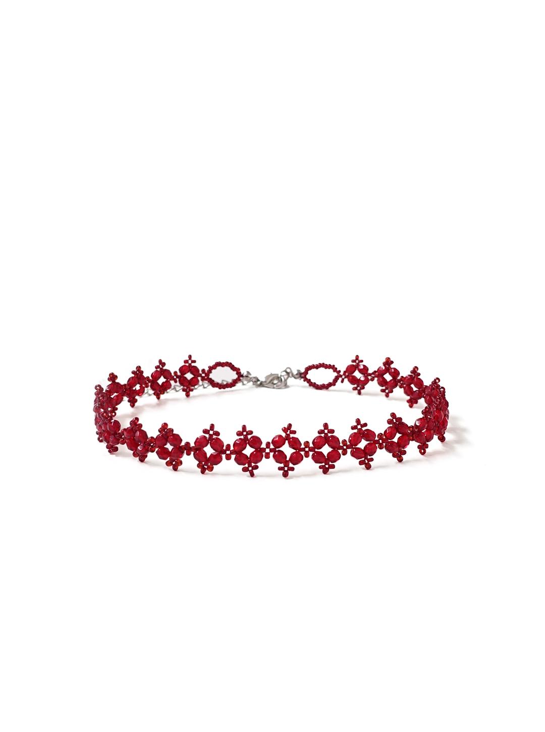 light beads choker