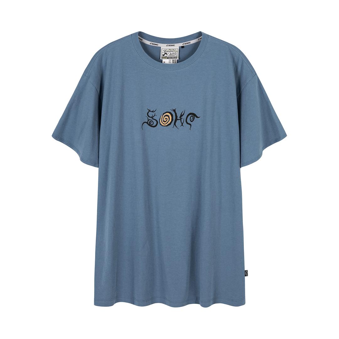 Antler Logo T-Shirt_11UUT151 BLUE