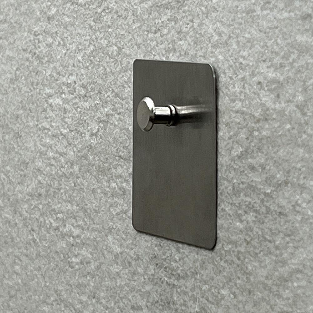 무타공 스텐 액자 걸이 벽 시계 고정 걸기 거치대 접착 고리