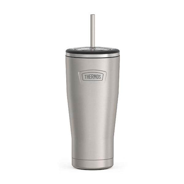 THERMOS 아이콘 시리즈 스테인리스 스틸 골드 텀블러 24온스 매트 스테인리스 스틸