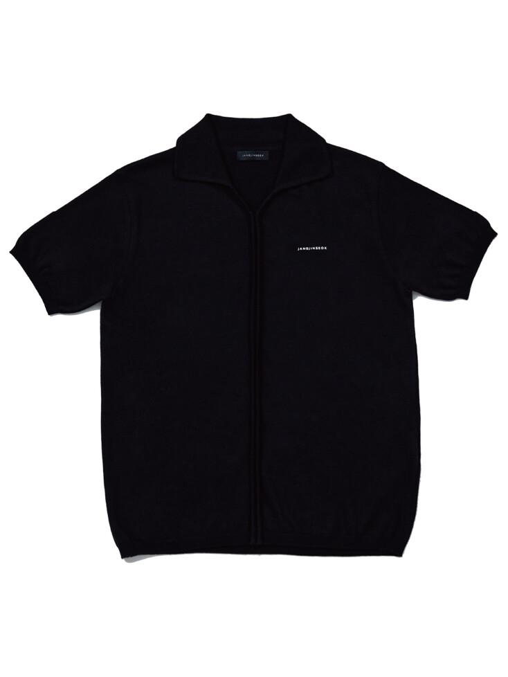 BI COLLAR KNIT (BLACK)