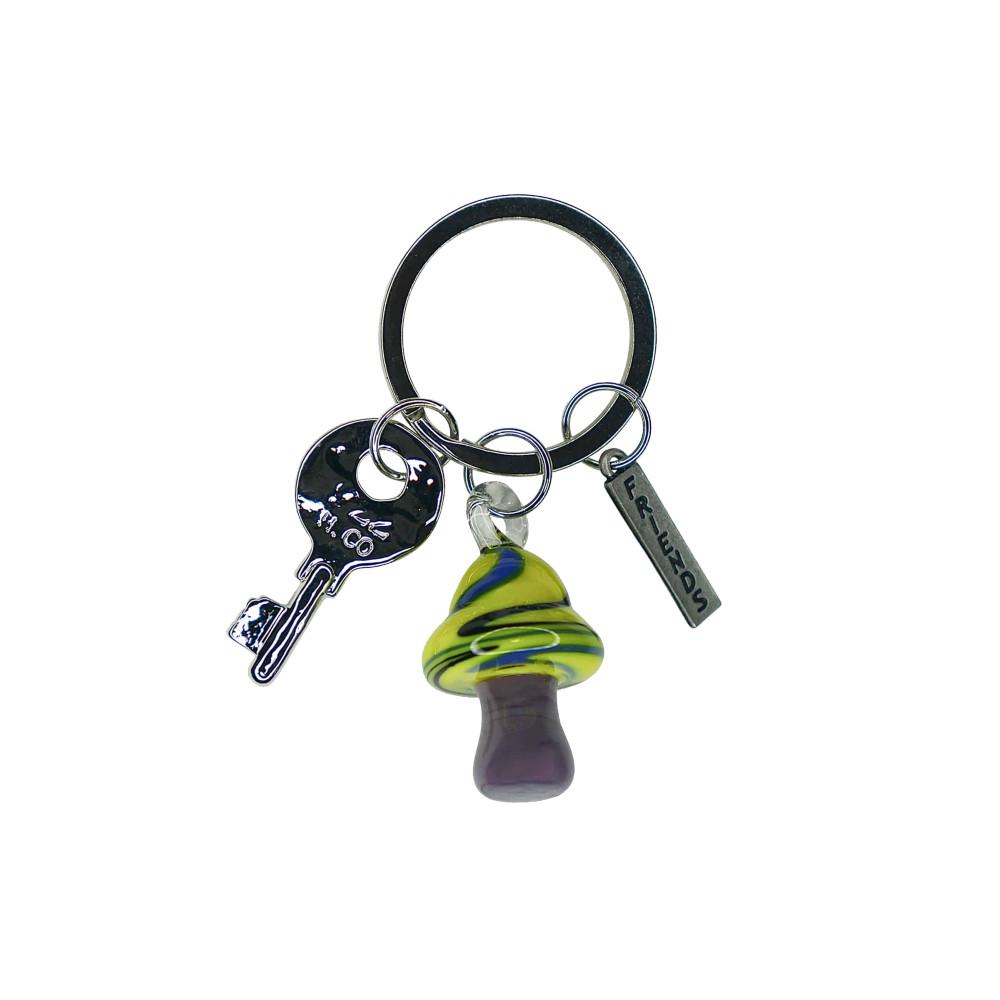[마을엔] 마블퍼플 머쉬룸 버섯 키링