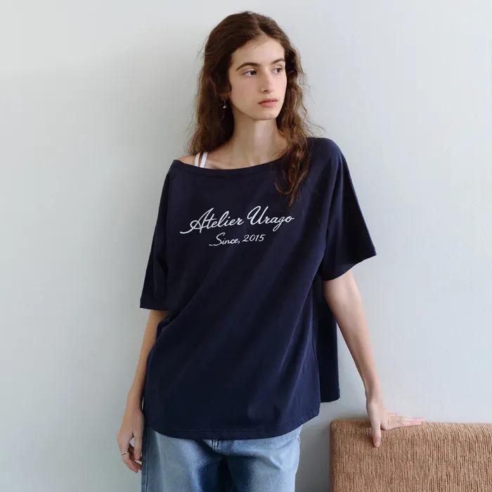 Atelier off shoulder t-shirt_3colors
