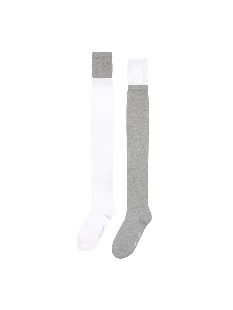SOFT LAYERED OVER KNEE SOCKS