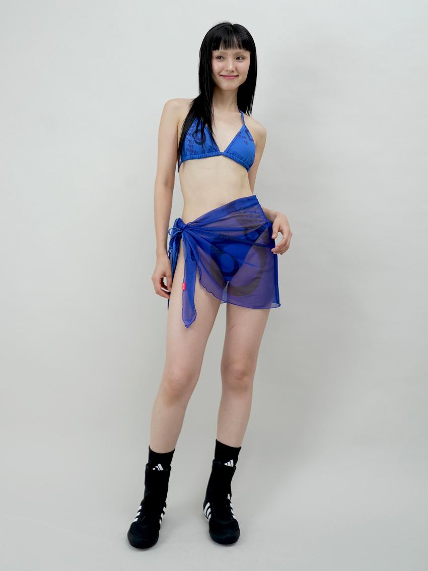 Memes&money wrap skirt