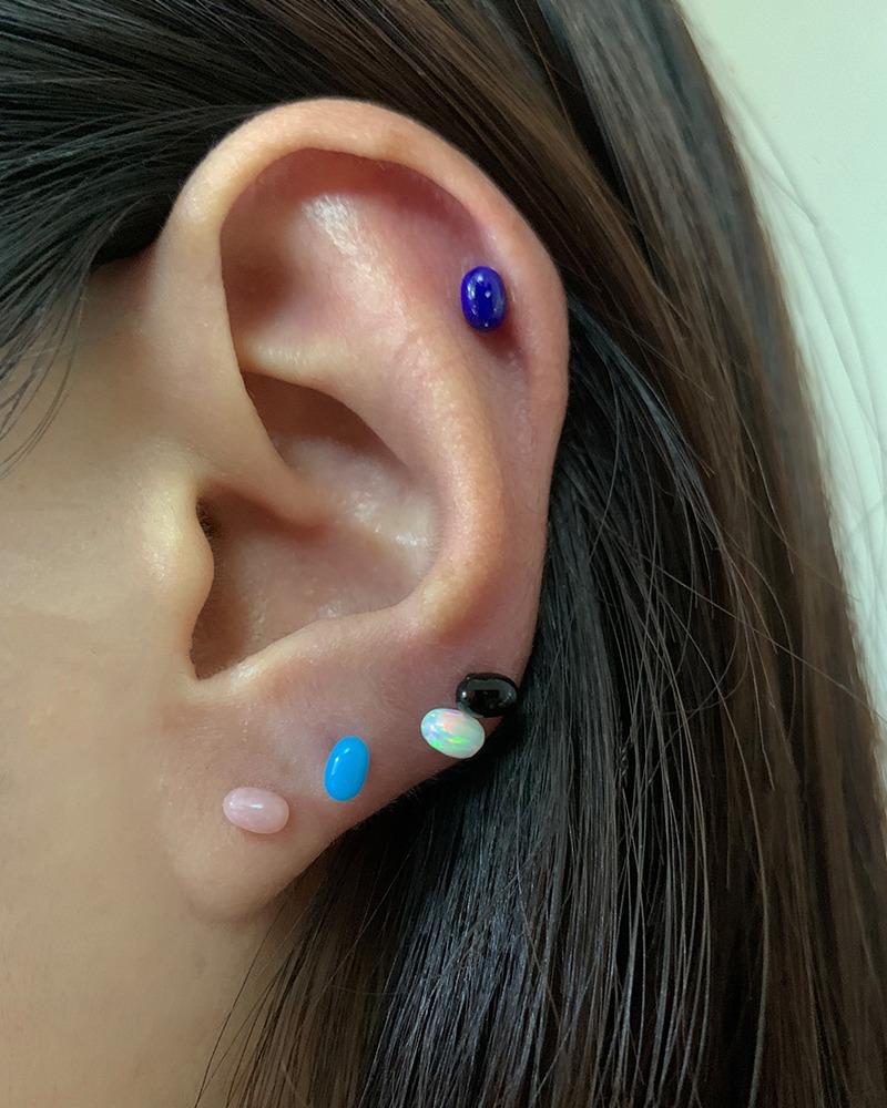 Colorful Stone Rice Piercing (5 colors)