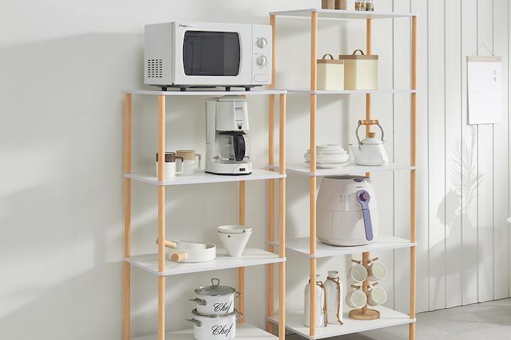 TORNO 다용도 LPM 선반 주방 렌지대 수납장 2단/3단/4단/5단