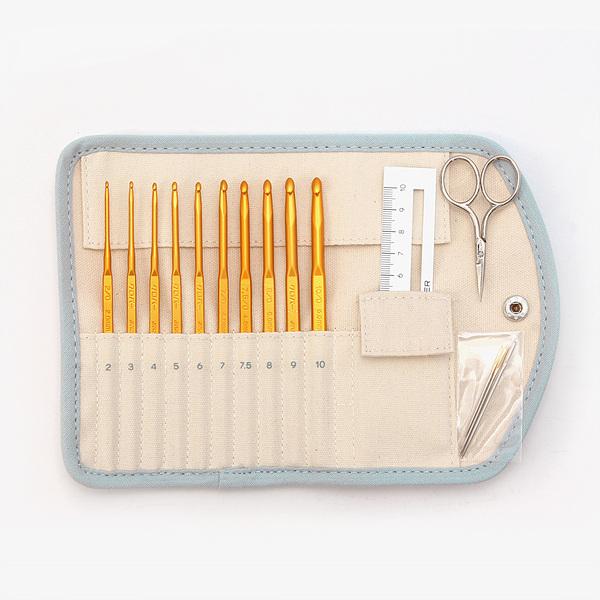 [크로바] 크로바 금속 모사용 코바늘 세트 43-405