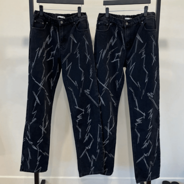 OUR LEGACY 아워레가시 지그재그 팬츠