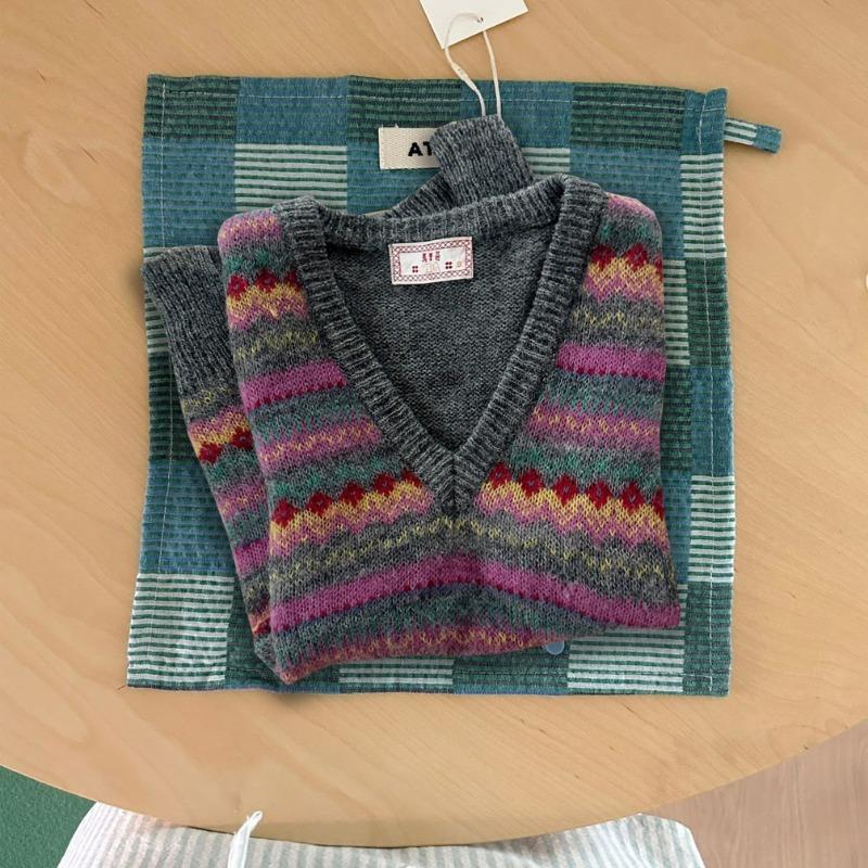 Nordic  Ie Cream Vest Knit🍧