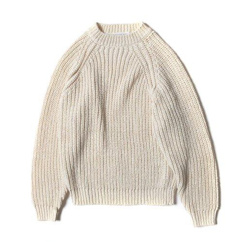 TC1-SW01 데이프 라운드 니트-아이보리