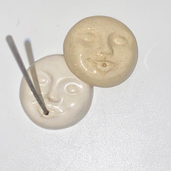 Full moon incense holder