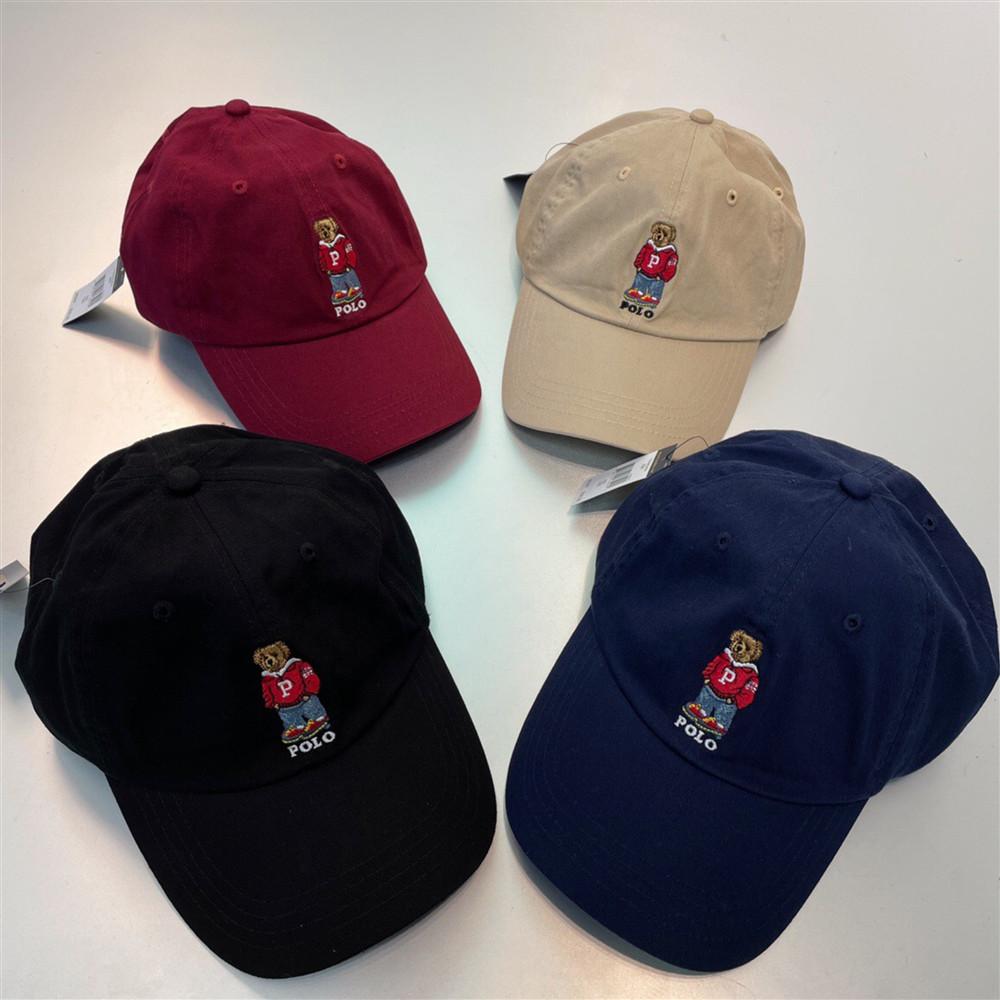 POLO 폴로 랄프로렌 곰돌이 치노 볼캡 야구 모자 4COLOR