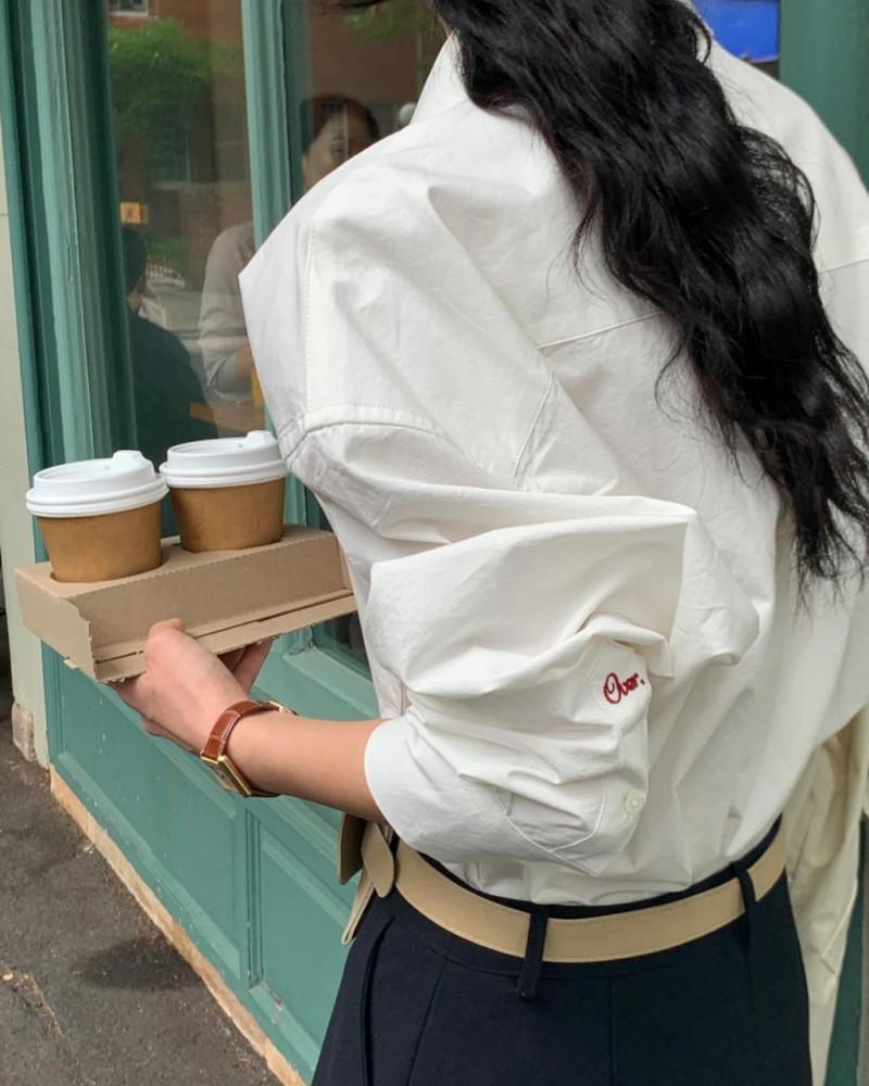 OVERTAKE 오버테이크 포멀 자수 셔츠 sh (5 Color)