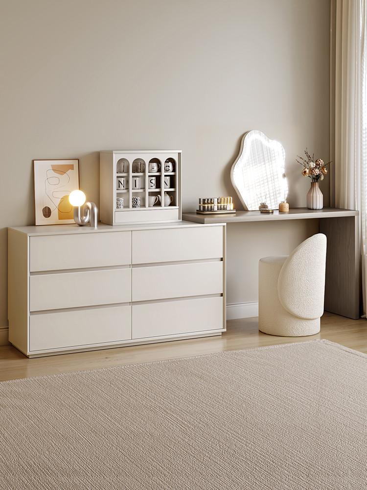 화장대 서랍장 크림 침대 엔드 버킷 캐비닛 드레싱 테이블 통합 미니멀 작은 아파트 침실