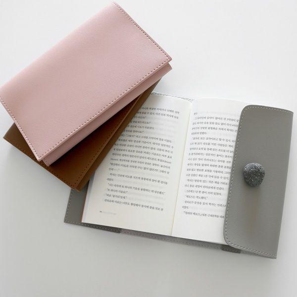 [1+1]소이믹스 러브썸 가죽 북커버 (북마크 포함)