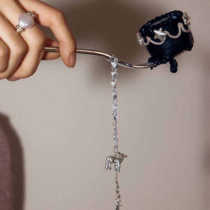 my baby lamb star necklace