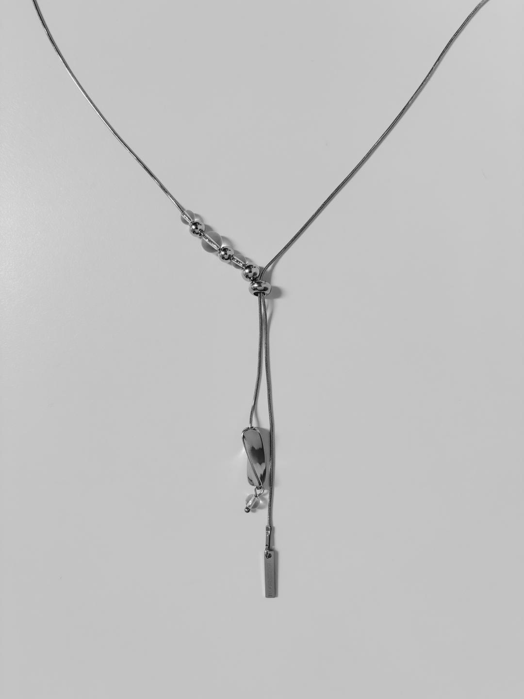 Tangle Drop Slide Necklace