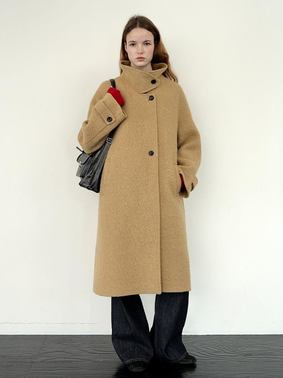 Pure alpaca coat